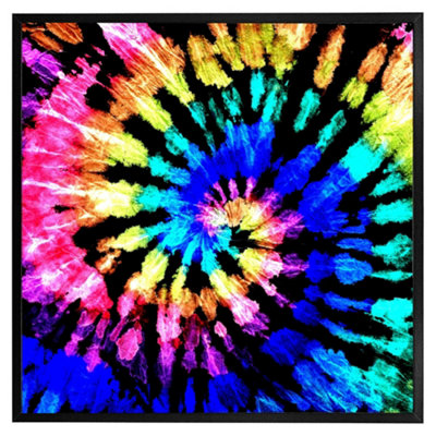 Tie dye pattern (Picutre Frame) / 30x30" / Brown