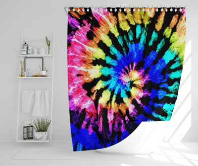Tie dye pattern (Shower Curtain) / Default Title Price Comparisons | Compare The Build