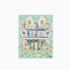 Tiffany In Full Bloom Glass Kitchen Splashback