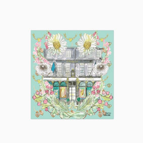 Tiffany In Full Bloom Glass Kitchen Splashback