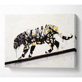 Tiger Canvas Print Wall Art - Medium 20 x 32 Inches