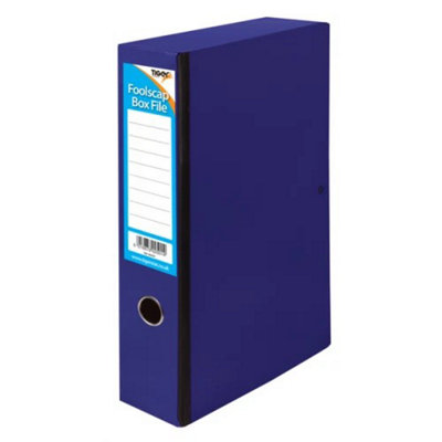 Tiger Foolscap A4 Box File Blue (One Size)