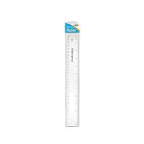 Tiger Shatterproof Ruler Clear (One Size)