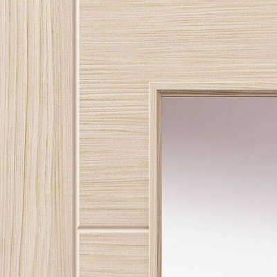 Tigris Ivory Glazed Laminate Internal Door