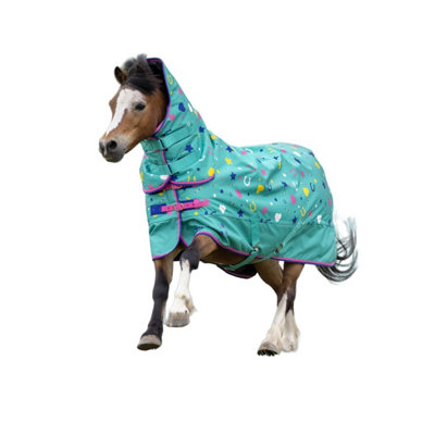 Tikaboo Sunny Shetland Standard-Neck Horse Turnout Rug Turquoise (4) Price Comparisons | Compare The Build