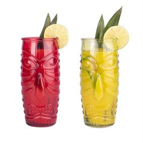 Tiki Cocktail Glasses - Set of 2 - Pukkr