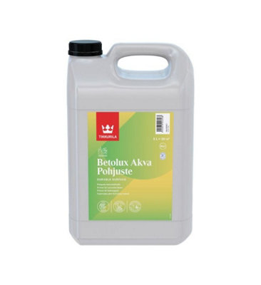 Tikkurila Betolux Akva Primer - Acrylate Primer For Interior Concrete Floors - Non-Yellowing - 5 Litres