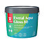 Tikkurila Everal Aqua 80 - Gloss Paint For Wood & Metal - Fast Drying Acrylic Enamel - 3 Litres