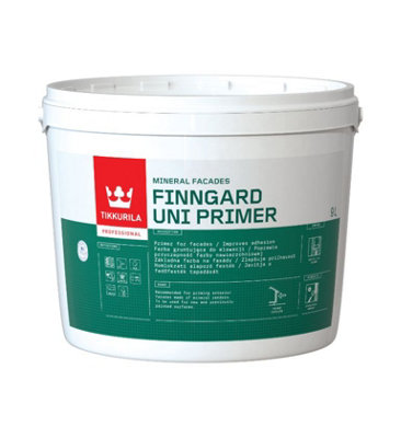 Tikkurila Finngard Uni Primer - Acrylic Primer For Masonry Facades - 10 Litres