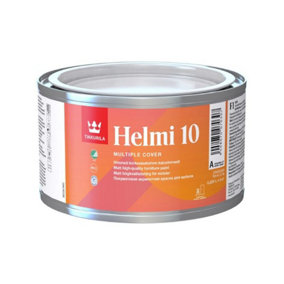 Tikkurila Helmi 10 - High Performance Matt Paint For Furniture & Wood (Water-Based & Ultra Low VOC) - 0.25 Litres