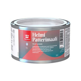 Tikkurila Helmi Radiator Paint - Non Yellowing, Heat Resistant Paint For Radiators - 0.3 Litres