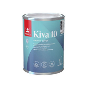 Tikkurila Kiva 10 - Matt Lacquer For Wooden Furniture, Trim, Doors & Windows - 1 Litre
