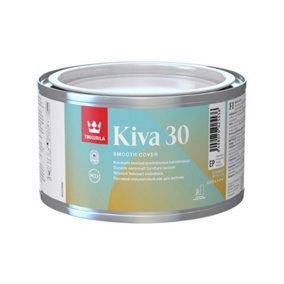 Tikkurila Kiva 30 - Semi-Matt Lacquer For Wooden Furniture, Trim, Doors & Windows - 0.25 Litre