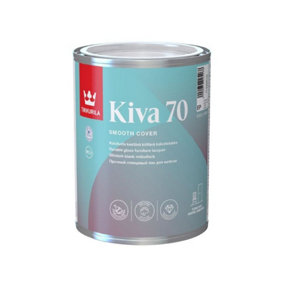 Tikkurila Kiva 70 - Gloss Lacquer For Wooden Furniture, Trim, Doors & Windows - 1 Litre
