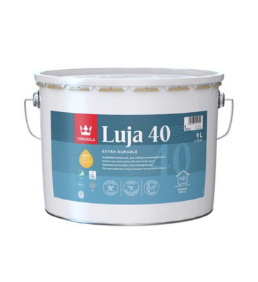 Tikkurila Luja 40 Durable Anti Mould SemiGloss Paint For Humid Walls