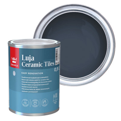 Tikkurila Luja Ceramic Tiles Paint - 1L in Denim N429