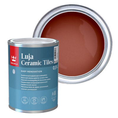 Tikkurila Luja Ceramic Tiles Paint - 1L in Madras N411