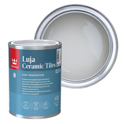 Tikkurila Luja Ceramic Tiles Paint - 1L in Shadow J496