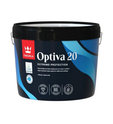 Tikkurila Optiva 20 Semi Matt White 9L