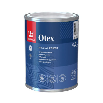 Tikkurila Otex - Quick Drying & Durable Full Matt Adhesion Primer (Solvent-Based) - 1 Litre