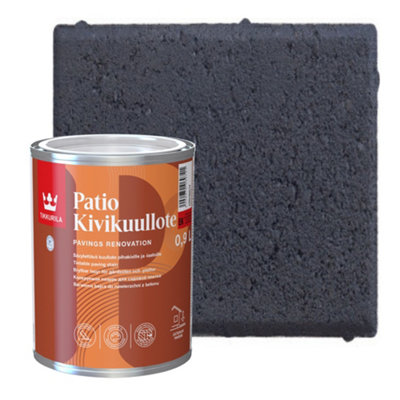 Tikkurila Patio Paving Stain - For Garden Concrete Stones & Slabs - Water-Based - 1 Litre