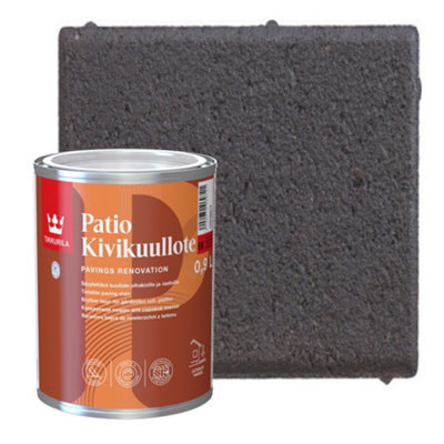 Tikkurila Patio Paving Stain - For Garden Concrete Stones & Slabs - Water-Based - 1 Litre