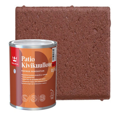 Tikkurila Patio Paving Stain - For Garden Concrete Stones & Slabs - Water-Based - 1 Litre