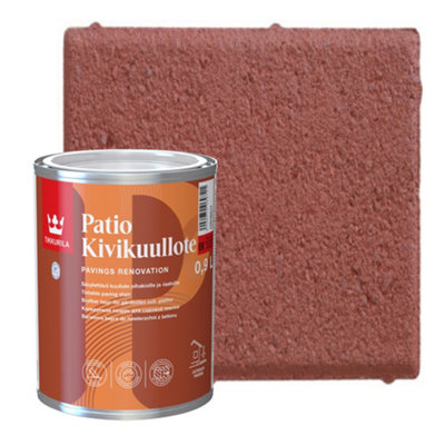 Tikkurila Patio Paving Stain - For Garden Concrete Stones & Slabs - Water-Based - 1 Litre