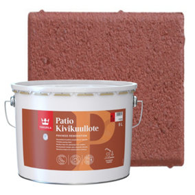 Tikkurila Patio Paving Stain - For Garden Concrete Stones & Slabs - Water-Based - 10 Litres