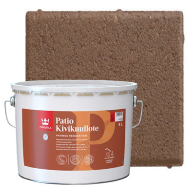 Tikkurila Patio Paving Stain - For Garden Concrete Stones & Slabs - Water-Based - 10 Litres