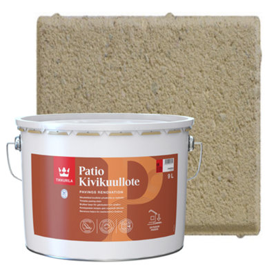 Tikkurila Patio Paving Stain - For Garden Concrete Stones & Slabs - Water-Based - 10 Litres
