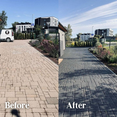 Tikkurila paving stain application