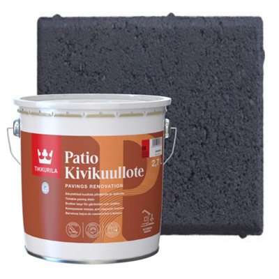 Tikkurila Patio Paving Stain - For Garden Concrete Stones & Slabs - Water-Based - 3 Litres