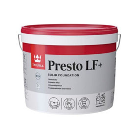 Tikkurila Presto LF+ - Ready Mixed Wall & Ceiling Filler (Pre-Painting Treatment) - 3 Litres