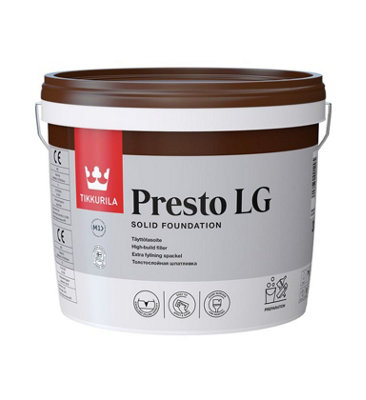 Tikkurila Presto LG - Ready Mixed Course Filler For Rough Concrete & Plaster (Pre-Painting Treatment) - 3 Litres