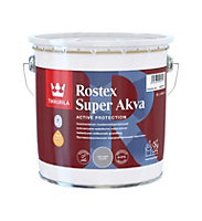 Tikkurila Rostex Super Akva - Water-Based, Anti-Corrosive Primer For Metal Surfaces (Light Grey) - 3 Litres