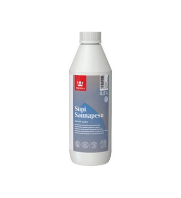 Tikkurila Supi Saunapesu - Cleaning Agent For Wooden Saunas - 0.5 Litres