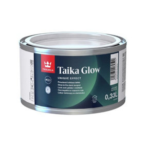 Tikkurila Taika Glow - Special Effect Glow In The Dark Lacquer Paint (Water-Based) - 0.33 Litre
