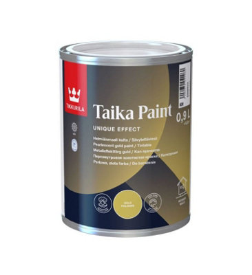 Tikkurila Taika Pearl Paint - Special Effect, Gold Pearlescent Paint -  High Opacity - 1 Litre