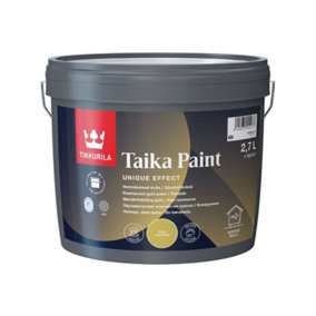 Tikkurila Taika Pearl Paint - Special Effect, Gold Pearlescent Paint -  High Opacity - 3 Litres