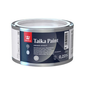 Tikkurila Taika Pearl Paint - Special Effect, Silver Pearlescent Paint -  High Opacity - 0.25 Litre