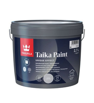 Tikkurila Taika Pearl Paint - Special Effect, Silver Pearlescent Paint ...