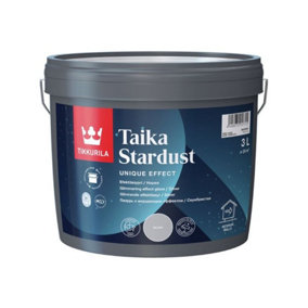Tikkurila Taika Stardust - Special Effect Transparent Glaze With Glitter - Silver - 3 Litres