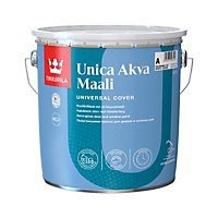 Tikkurila Unica Akva - Semi-Gloss Acrylic Paint For Wood & Metal (Water-Based) - 3 Litres