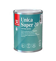 Tikkurila Unica Super 20 - Hard-Wearing, Semi-Matt, Urethane Wood Lacquer For Interior & Exterior - 1 Litre