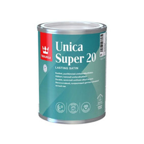 Tikkurila Unica Super 20 - Hard-Wearing, Semi-Matt, Urethane Wood Lacquer For Interior & Exterior - 1 Litre