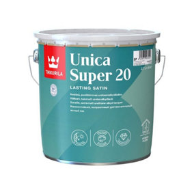 Tikkurila Unica Super 20 - Hard-Wearing, Semi-Matt, Urethane Wood Lacquer For Interior & Exterior - 3 Litres