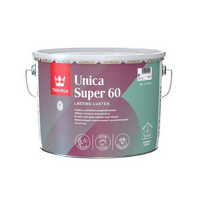 Tikkurila Unica Super 60 - Hard-Wearing, Semi-Gloss, Urethane Wood Lacquer For Interior & Exterior - 10 Litres
