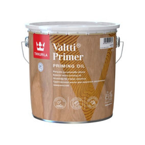 Tikkurila Valtti Primer - Clear Exterior Wood Priming Oil For Timber Protection - 3 Litres