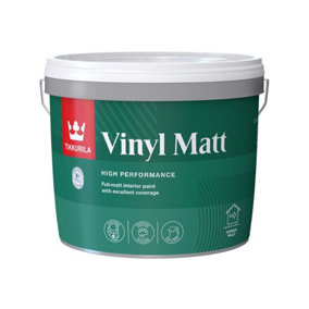 Tikkurila Vinyl Matt - High Performance Full Matt Emulsion Paint For Interior Walls & Ceilings - 3 Litres